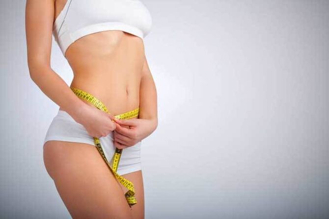 Slim Girl mide o volume de cintura